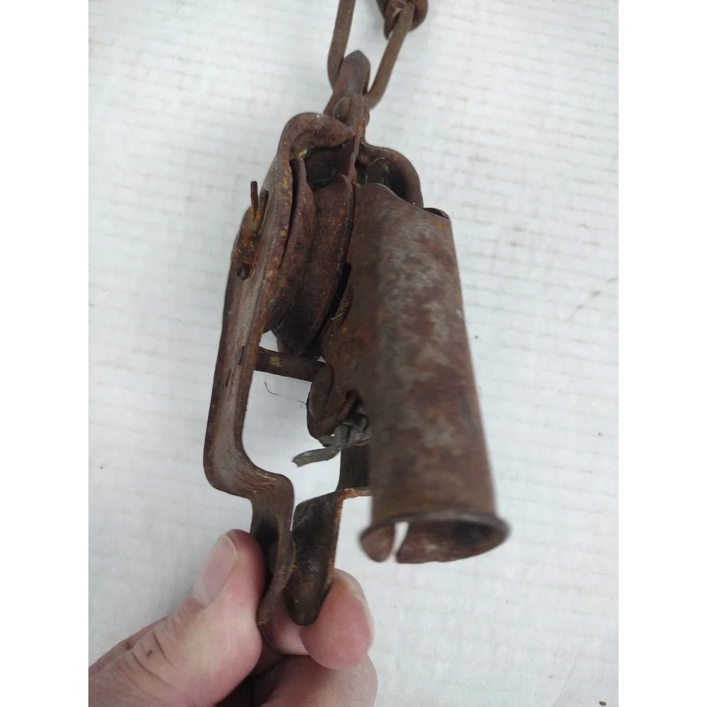 Vintage Antique Barn Trolley Hook Swivel Hook Hay Mow Pulley Farm X615 X574 X516